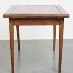 Functionele En Mooie Engelse Antieke Uitschuifbare Eettafel Van Iepen En Kersenhout thumbnail 7