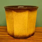 Grote Vintage West Germany Bloempot Keramiek Plantenbak thumbnail 8