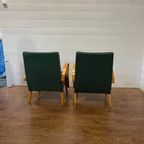 Set Van 2 Vintage Stoelen Frantisek Jirak thumbnail 4