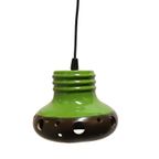 Keramiek Lamp In Groen Herda, Jaren '60/'70. thumbnail 4