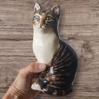 2 Vintage Katten Beelden Studio Six Seneshall Fullham Gesigneerd thumbnail 7