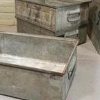 Vintage Philips Industriële Metalen Kisten, P/p/s thumbnail 18