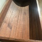 Antieke Petrin Tafel In Eikenhout Circa 1850 thumbnail 14