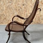Michel Thonet Uniek Rond 1865 Armstoel thumbnail 5