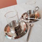 Vintage Chrome Thee/Koffieset Danish Steel House thumbnail 4