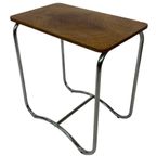 Vintage Art Deco / Bauhaus Stijl Bijzettafel Sidetable 60's thumbnail 21