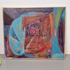 Schilderij Abstract Neerle Amrein Modern Ingelijst Uniek thumbnail 3