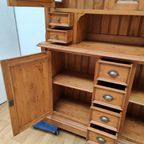 Vintage Landelijke Grenen Buffetkast Wandkast Keukenkast thumbnail 9