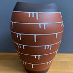 Palermo Decor Vase By Ilkra Edelkeramik Designer Ernst Werner 1960S thumbnail 2