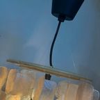 Set Van 2 Capiz Schelpen Schelp Hanglamp Hanglampen Bamboe Frame thumbnail 2