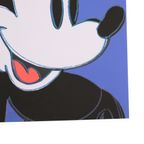 Offset Litho Naar Andy Warhol Mickey Mouse Blauw 487/2400 Pop Art Kunstdruk thumbnail 9