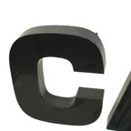 Grote Metalen Letters Cars Zwart Gelakt Reclame Mancave thumbnail 10