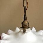 Unieke Piecrust Hanglamp Uit Frankrijk Antiek, Art-Deco thumbnail 5