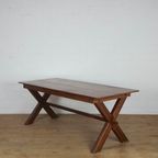 Brazilian Dining Table In Bahia Wood By Jose S Da Silva And Paulo E . Dos Santos For I.M Soares L thumbnail 2