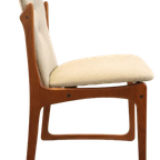 Set 4 Vamdrup Vintage Stoelen Deens Reupholstered thumbnail 12