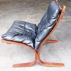 Originele Westnofa Siësta Chair, Low Back | Ingmar Relling | Zwart Leer thumbnail 8