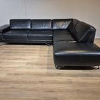 Belform Ibiza Hoekbank - Zwart - Leder - Design - Zgan thumbnail 10