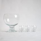 Punch Bowl By Erkkitapio Siiroinen For Riihimaen Lasi, Finland 1970S thumbnail 5