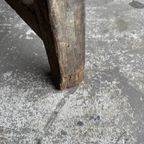 2 Industriële Houten Schragen Uit Jaren 40 thumbnail 6