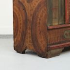 Antieke Beschilderde Bruidskast 1830 thumbnail 9