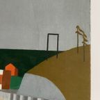 Torsten Jovinge (1948-2020), Fabrik Med Ledningsstolpar, Ca 1930, thumbnail 5