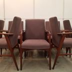 Set Van 8 Deense Teaken Armstoelen Prijs/set thumbnail 11