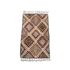 Handgeknoopt Subtiel Vintage Vloerkleed Met Mooie Kleuren 162x81cm thumbnail 6