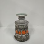 Strehla (Ddr) Keramieken Lava Bloempot/Vaas (West Germany Style) thumbnail 7