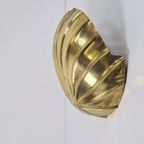 Vintage Messing Schelp Wandlamp Italy Design Regency 1980 thumbnail 10