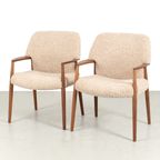 Set Van 2 Model ‘4205’ Fauteuils Aksel Bender Madsen Voor Fritz Hansen 69844 thumbnail 2