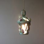 Ceramic Lantern With Sealife Decor, Vietri Sul Mare, Italy. thumbnail 10