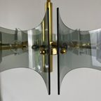 Midcentury Hanglamp Van Messing En Rookglas Schroder&co thumbnail 6
