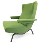 Vintage Archi Fauteuil Ligne Roset Wol Groen Ploegwool Ploeg thumbnail 3