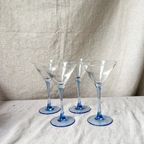 4X Baby Blauw Martini Coupe thumbnail 7