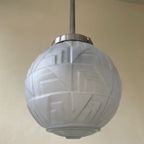 Modernistische Lamp Hanglamp Art Deco 1930 Frans thumbnail 9