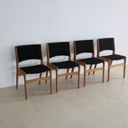 Vintage Eetkamerstoelen | Stoelen | Jaren 60 | Eiken thumbnail 8