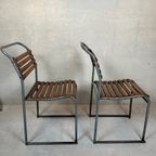 2X Bauhaus Pel Nesting Chairs – Oak thumbnail 3