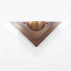 Design Wandlamp Koper Met Glas, Dijkstra 1980s thumbnail 4
