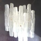 Vintage Space Age Ice Glass Sconce, Ice Lamp, Sputnik, 1960S Lucite Sputnik Era Wall Light Lamp thumbnail 5
