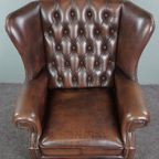 Waanzinnig Gekleurde Chesterfield Oorfauteuil, Wingchair thumbnail 8