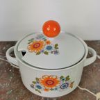 Vintage Brabantia Servies, Dekschaal, Schaal, Pan Serveerpan thumbnail 4