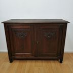 Antiek Frans Dressoir, Commode, Badkamerkast, Kastje thumbnail 4