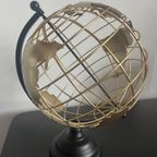 Gold Black Metal Globe thumbnail 3