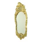 Grote Zweedse Spiegel Bladgoud Verguld Klassiek Rococo Stijl 119cm thumbnail 6