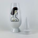 Alessi Tendentse Vase By Guillermo Tejeda For Alessandro Mendini 100% Make-up Series - No. 83 thumbnail 8