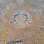 Oud Koperen Wandbord Oosterse Wand Schaal thumbnail 4