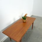 Teak Fineer Salontafel Vintage thumbnail 5