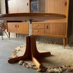 Mid-Century Deens Design Salontafel / Eettafel Teak Dyrlund thumbnail 4