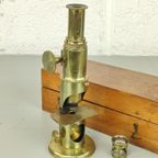 Antieke Compound Drum Microscoop thumbnail 3