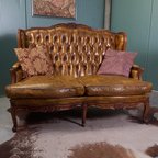 Scrolled Highback Chesterfield Sofa (Loveseat) Uit 1952 thumbnail 2